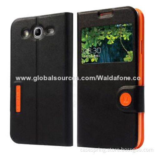 Leather Stand Cases for Samsung Galaxy S4, ODM and OEM Orders Welcomed